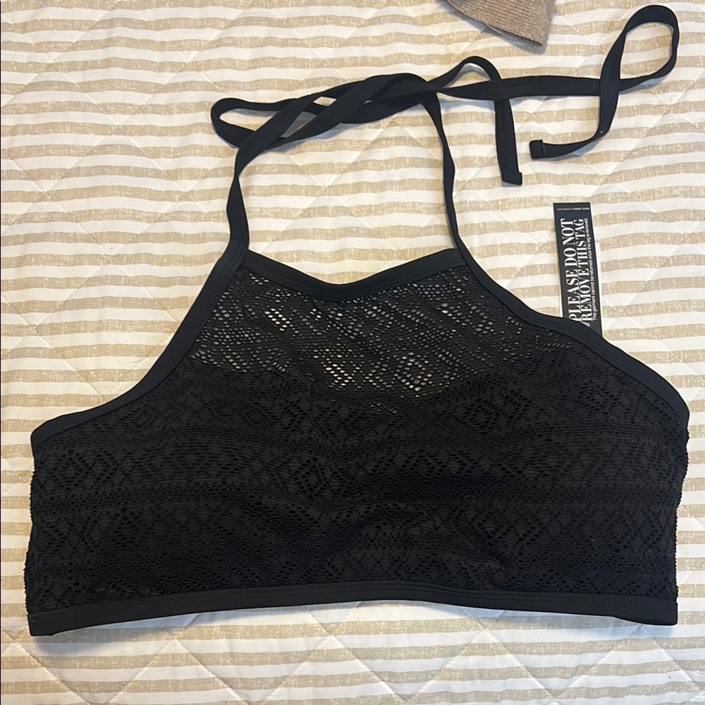 4 for $20 Bikini top Bandeau style with Textured Knit Design size XL. NWT